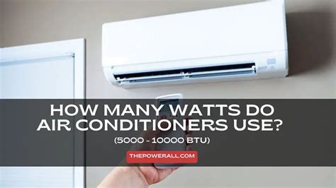 How Many Watts Does a 5000 BTU Air Conditioner Use? And Why Do Penguins Prefer Air Conditioning in the Desert?